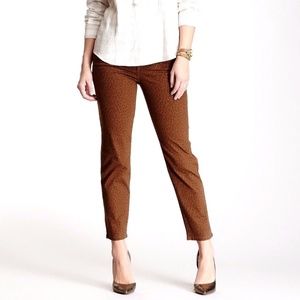 NYDJ P30610DTP25 Alisha Jaguar Print Pants Sz 0P